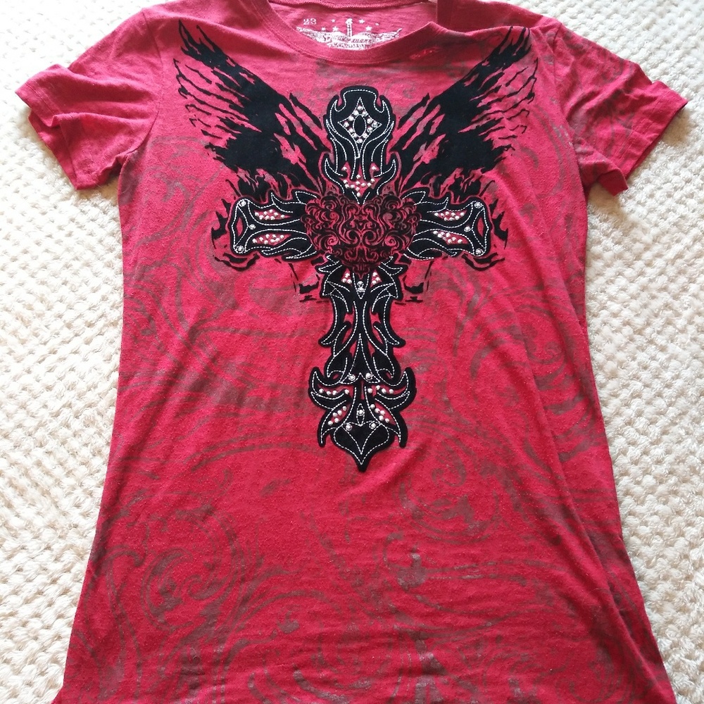Rock&Roll Cowgirl Sheer T-Shirt